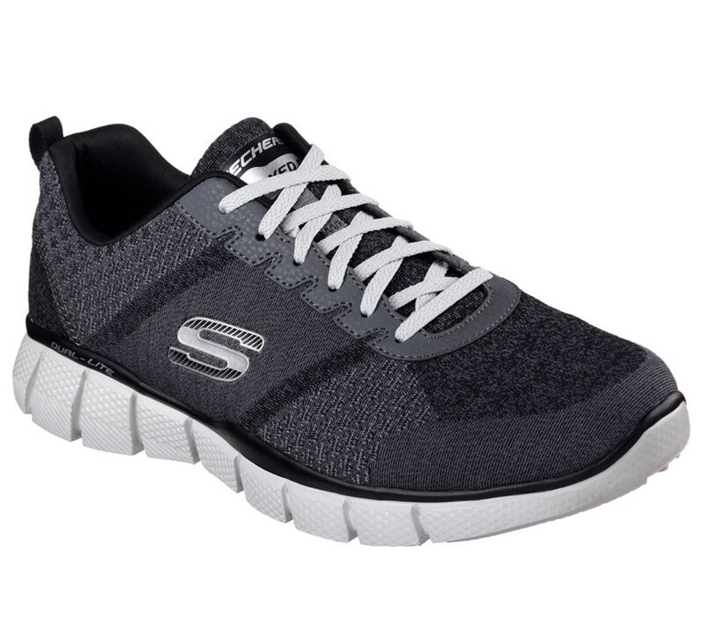 Skechers Equalizer 2.0 - True Balance - Mens Sneakers Grey/Black [AU-UF3833]